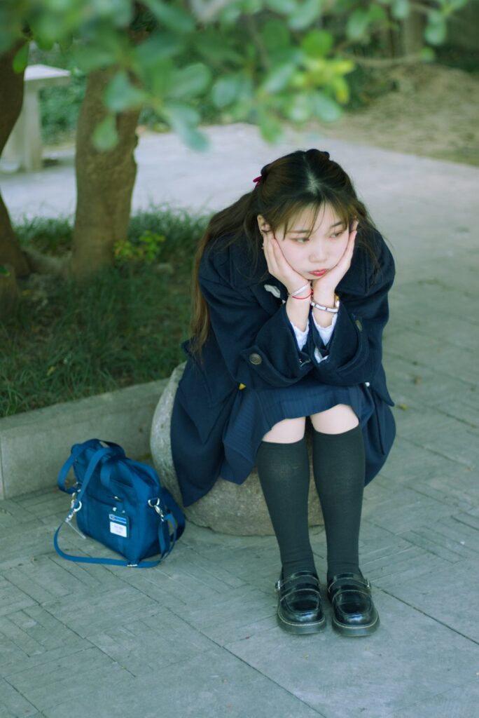 Girl in School Uniform
